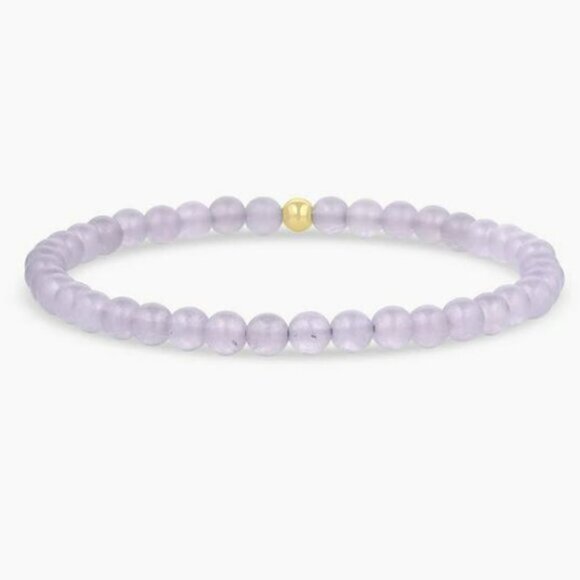 Gorjana Lavender Jade & Gold Carter Bracelet - Picture 1 of 4